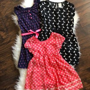 Set of 3 Girls’ Dresses